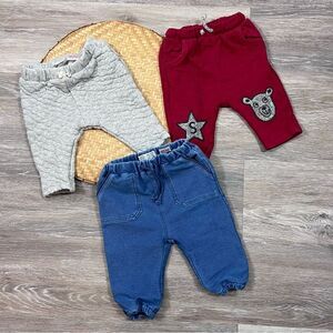 Zara baby boys 6-9 months pants lot‎